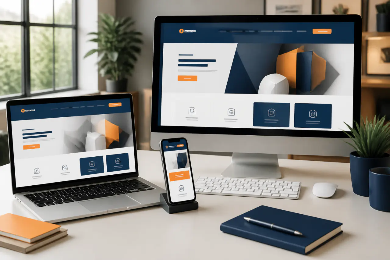 Custom website design and web development services by CodeCrafton